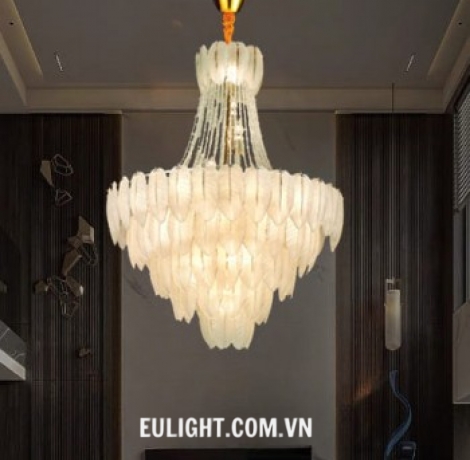 Đèn chùm phale lông vũ phi 800 DCPL8548