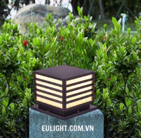 đèn trụ cột vỏ đen LG0859