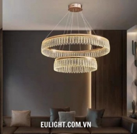 đèn thả hình tròn 2 vòng phale DCPL3016B