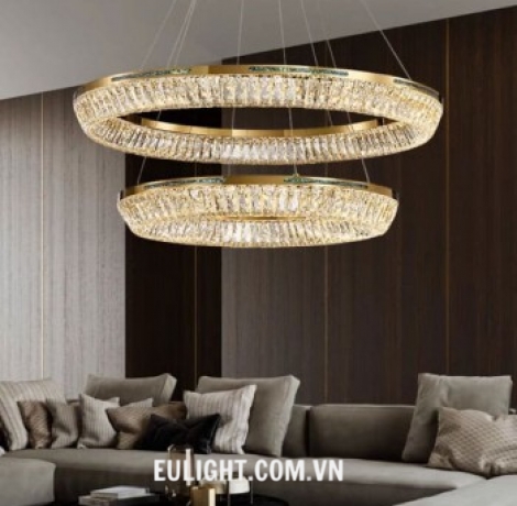 đèn thả hình tròn 2 vòng phale DCPL8091A