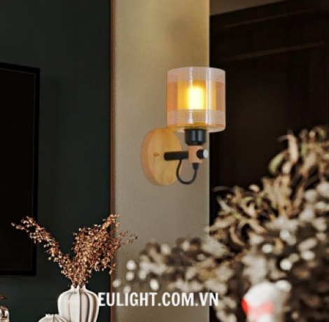 đèn gắn tường đế gỗ VK4673