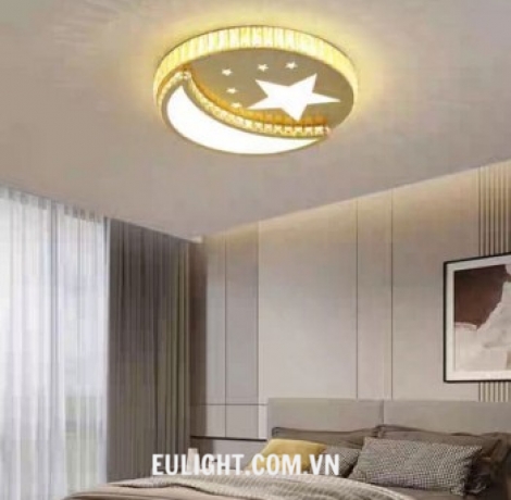 ốp trần hiện đại hình trăng sao MO909