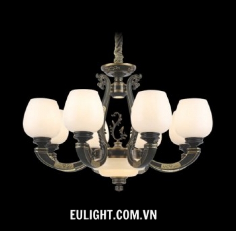 đèn chùm chao đá tự nhiên DC155/8
