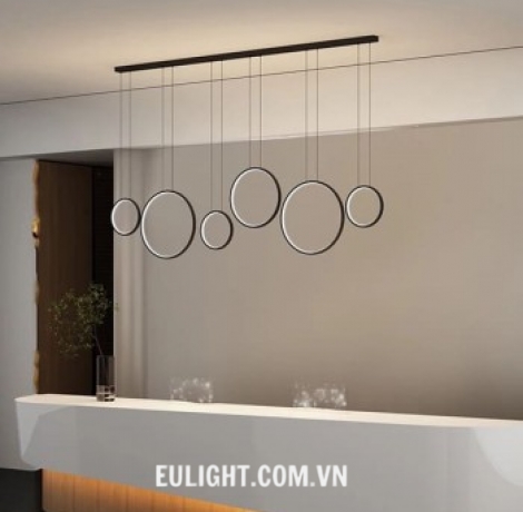 đèn thả hiện đại thân màu đen TH8306