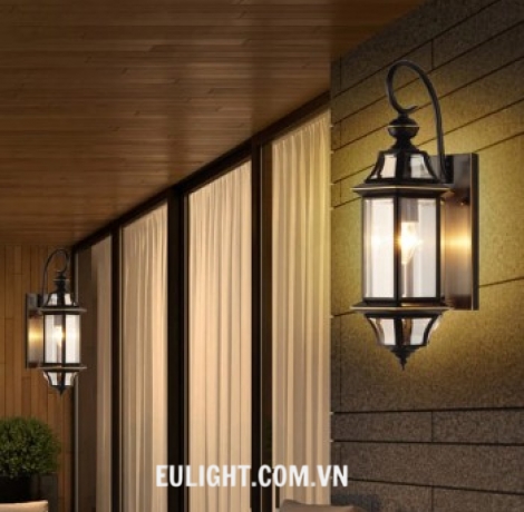 đèn tường đồng  thân đen VĐ6015BK