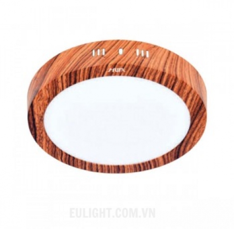ốp trần tròn vỏ màu vân gỗ OTNV