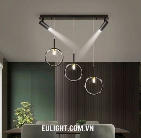 đèn thả ngang  thân đen TL6535