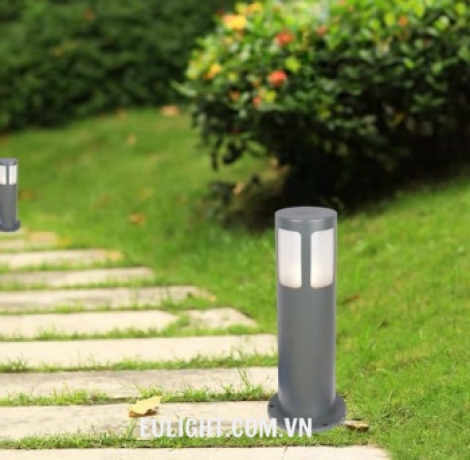 Đèn trụ gắn  sân vườn vỏ xám H600 LG2728