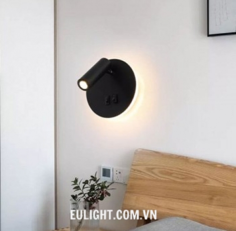 đèn gắn vách phòng ngủ kết hợp đèn đọc sách V572