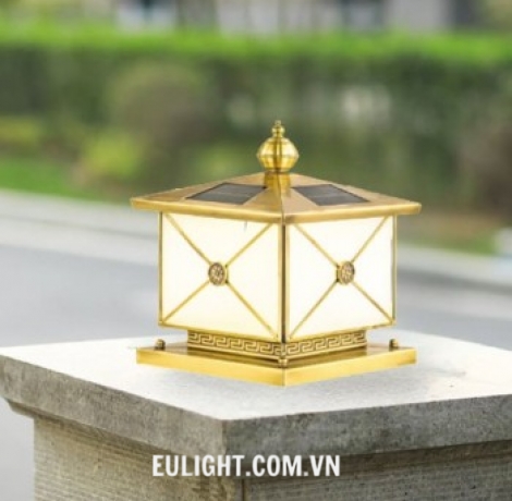 Đèn trụ đồng solar  MT322 