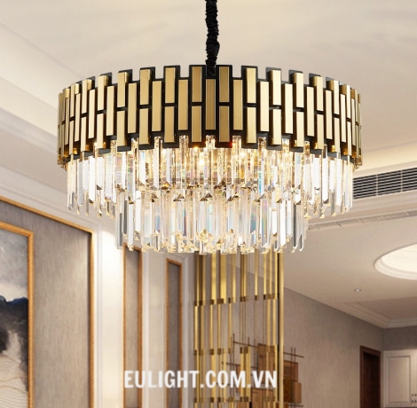 Đèn chùm phale viền vàng phi 800 TH88220B