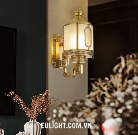 đèn tường đồng thân vàng VĐ6213/1