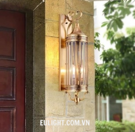 đèn tường đồng thân vàng H650 VĐ6050/3