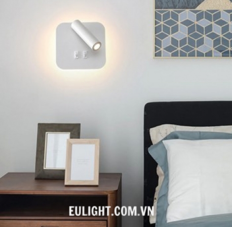 đèn gắn tường nghệ thuật, gắn phòng ngủ kết hợp đọc sách VL3425