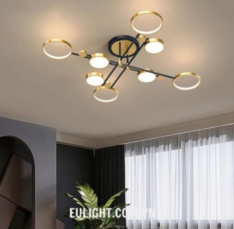 đèn chùm nghệ thuật sát trần TTK112T8