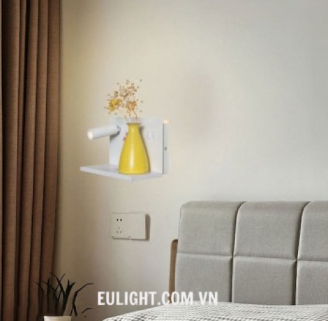 đèn gắn tường nghệ thuật, gắn phòng ngủ kết hợp đọc sách VL3409