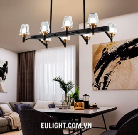 đèn chùm thả ngang phong cách châu âu T205C