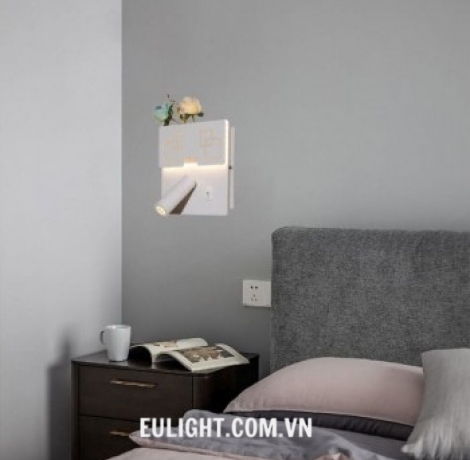 đèn gắn tường nghệ thuật, gắn phòng ngủ kết hợp đọc sách VL3401