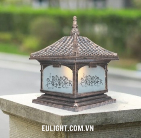 đèn trụ mã đáo thành công vỏ vàng thân nhôm đúc TD435A/200