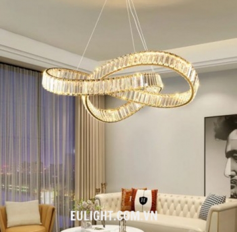 đèn thả phale hình xoắn phi  DCPL8317
