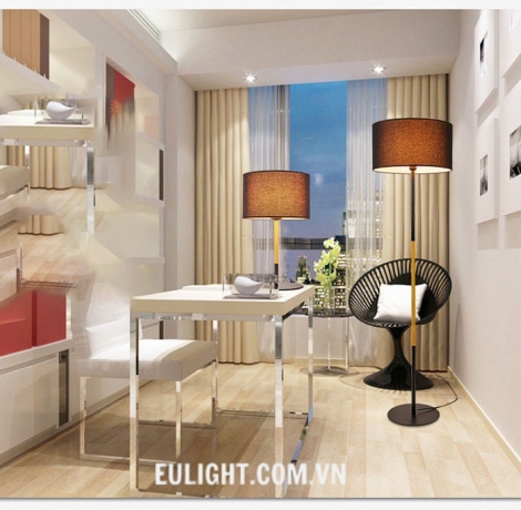 Đèn cây trang trí phòng khách _ phòng ngủ DC3031 Đen