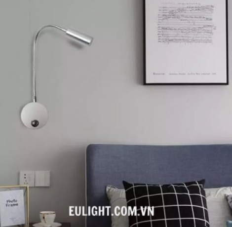 Đèn vách nghệ thuật thân màu inox NT901
