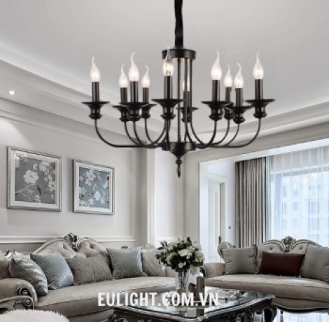 đèn chùm nến phong cách tân cổ điển CN135/8