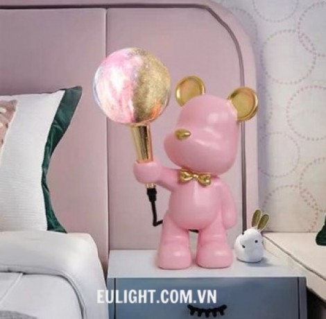 đèn bàn hình thú DB1999 ( Màu xanh hoặc hồng )