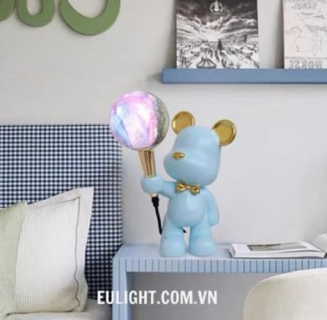 đèn bàn hình thú DB1999 ( Màu xanh hoặc hồng )