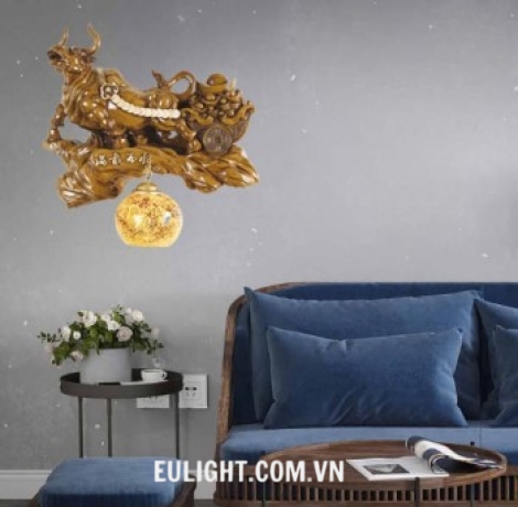đèn gắn tường trâu vàng V9265