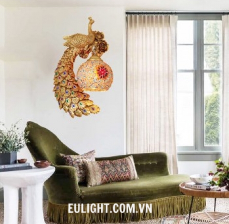 đèn gắn tường hình công vàng VC9163T
