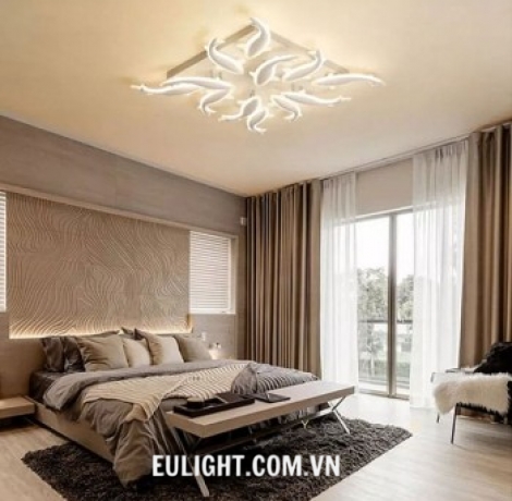 Mâm ốp trần hiện đạị  vuông hình cá  MT012/12 
