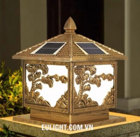 Đèn Trụ NLMT vỏ đen hoặc vỏ vàng solar MT45