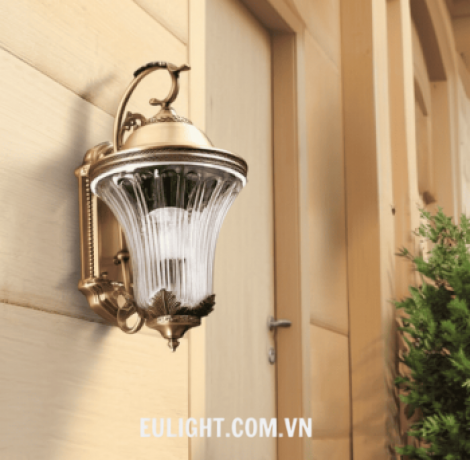 đèn tường đồng thân đen VĐ6218