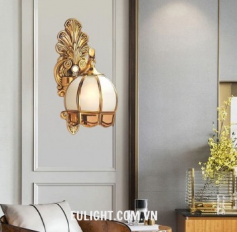 Đèn gắn tường  đồng VĐ 221/1