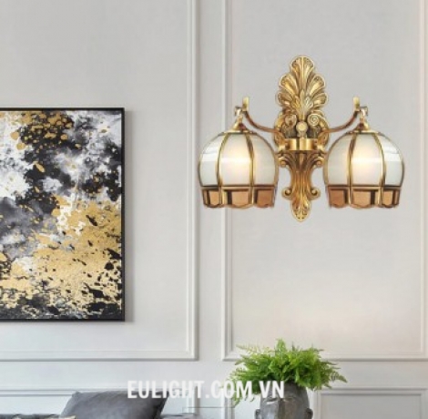 Đèn gắn tường  đồng VĐ 221/2
