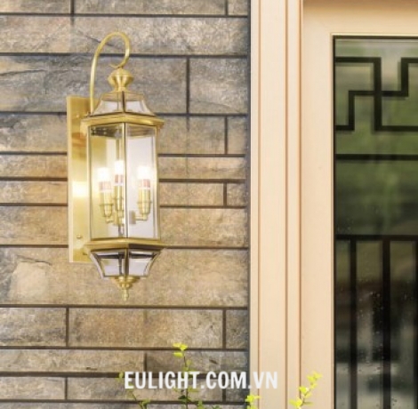 đèn tường đồng  thân đen VD6804