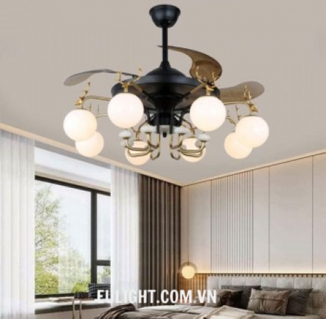 Quạt Trần Đèn cánh cụp xòe QT6088