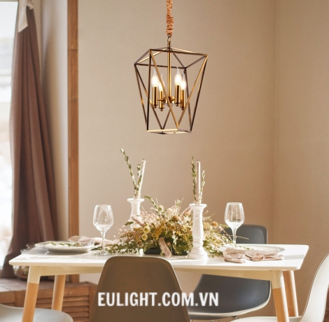 đèn thả đồng phi 400 TD04