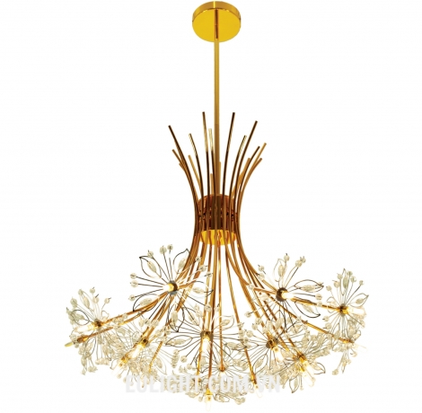 Đèn chùm hiện đại thân màu đen DCHD105A - 21 