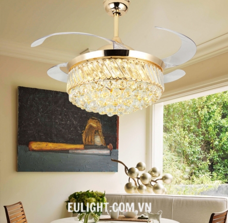 Quạt đèn cánh cụp xòe QT19