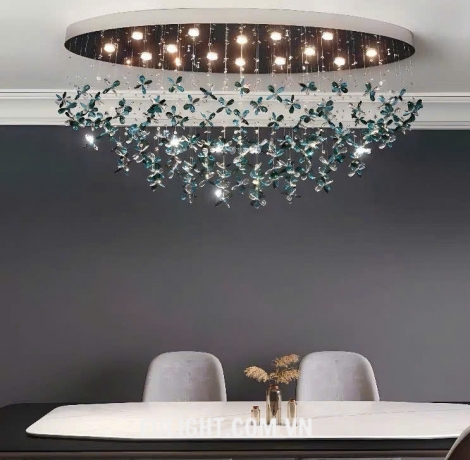 Đèn Thả mâm thiết kế mẫu khánh hoa DCTK989