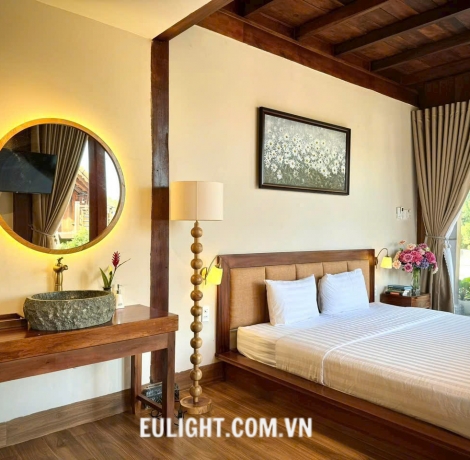 đèn cây thân gỗ DCG150