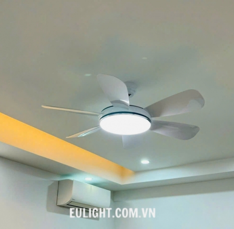 Quạt trần chính hãng màu trắng QT52KJYY-62